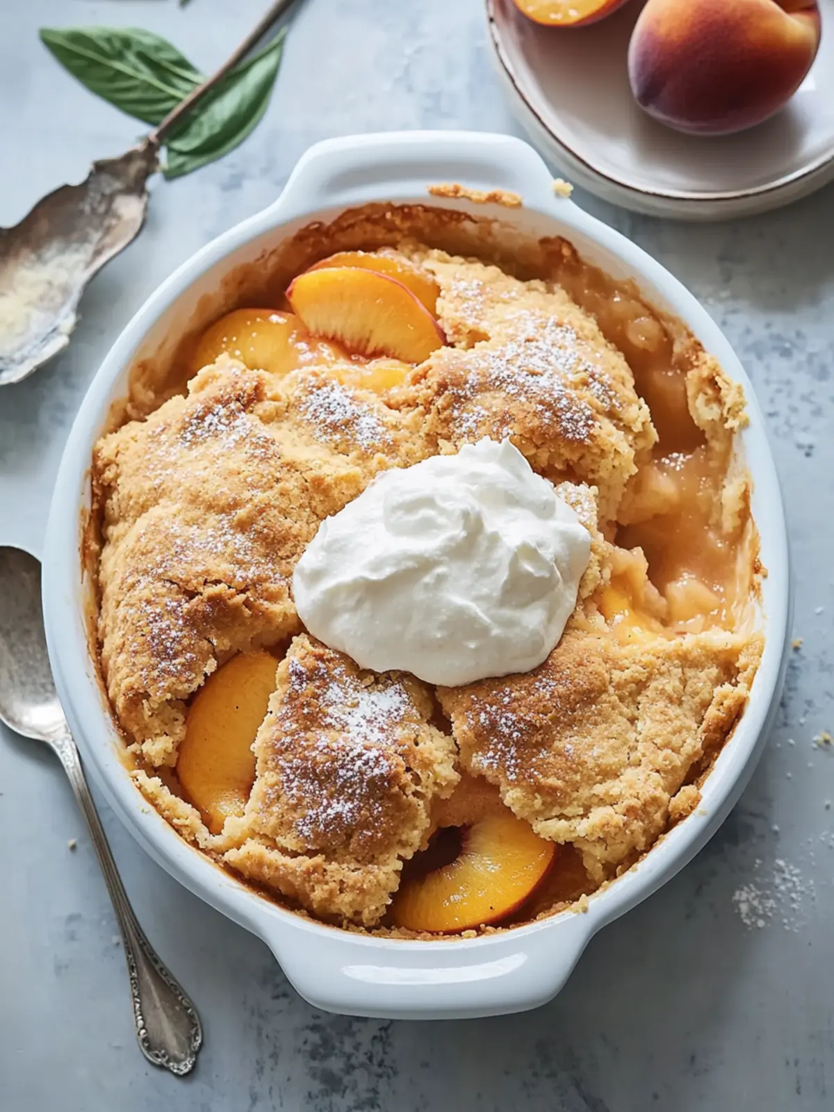 Fresh peach cobbler recipe