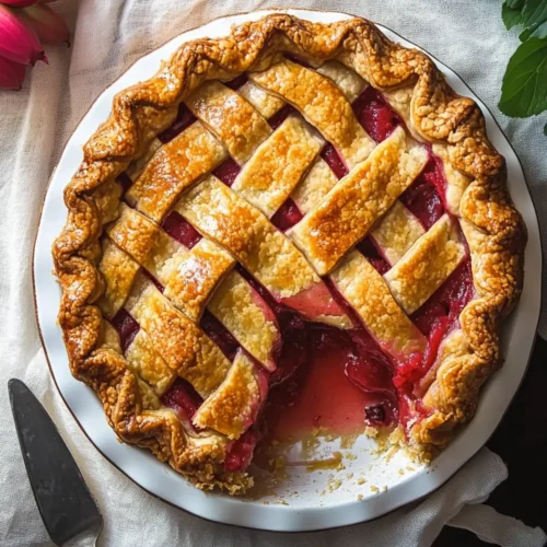 rhubarb pie