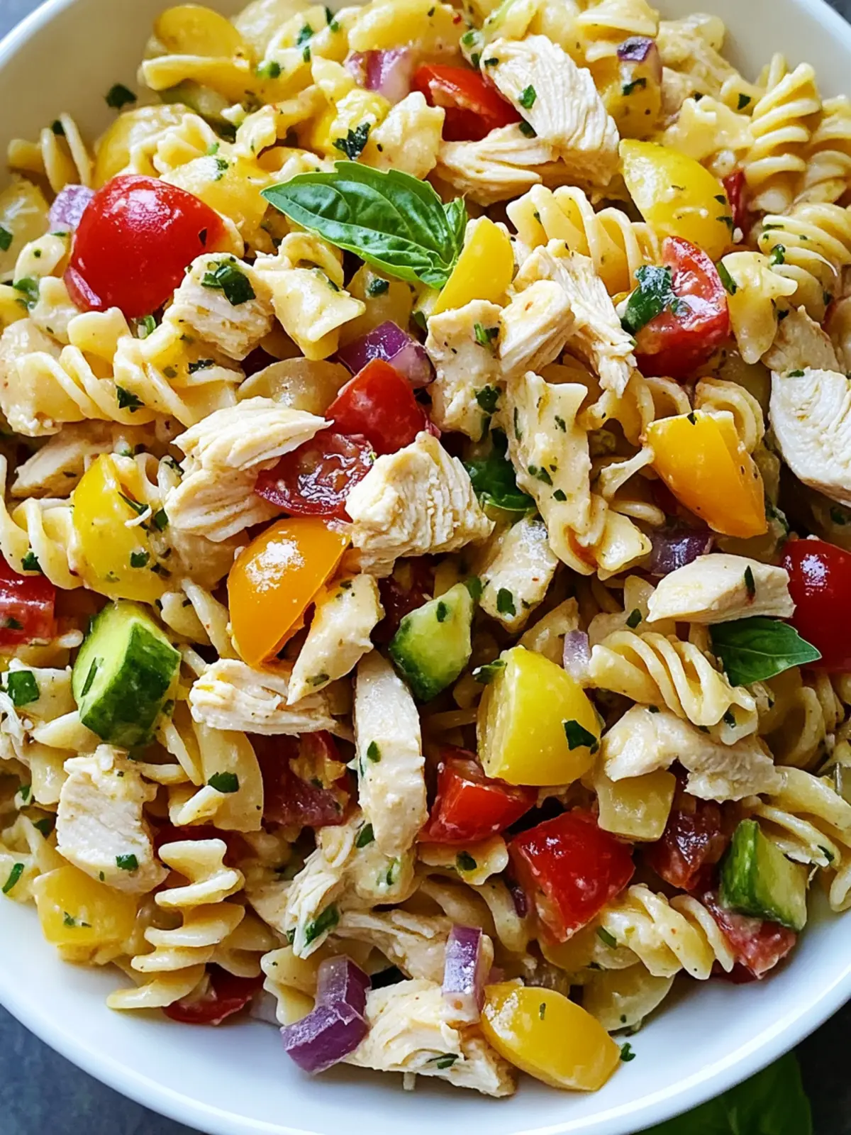 Chicken pasta salad recipe