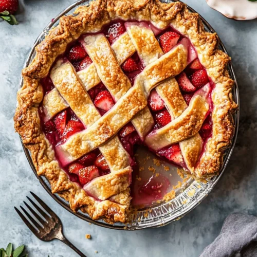 Strawberry rhubarb pie recipe