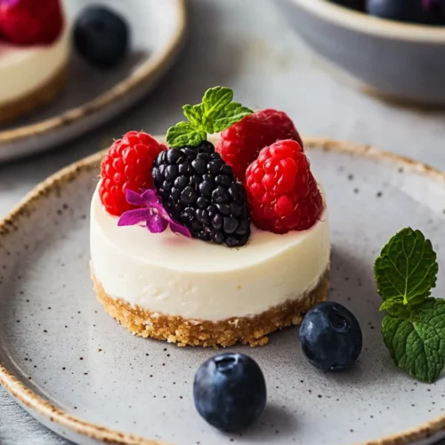no bake mini cheesecake