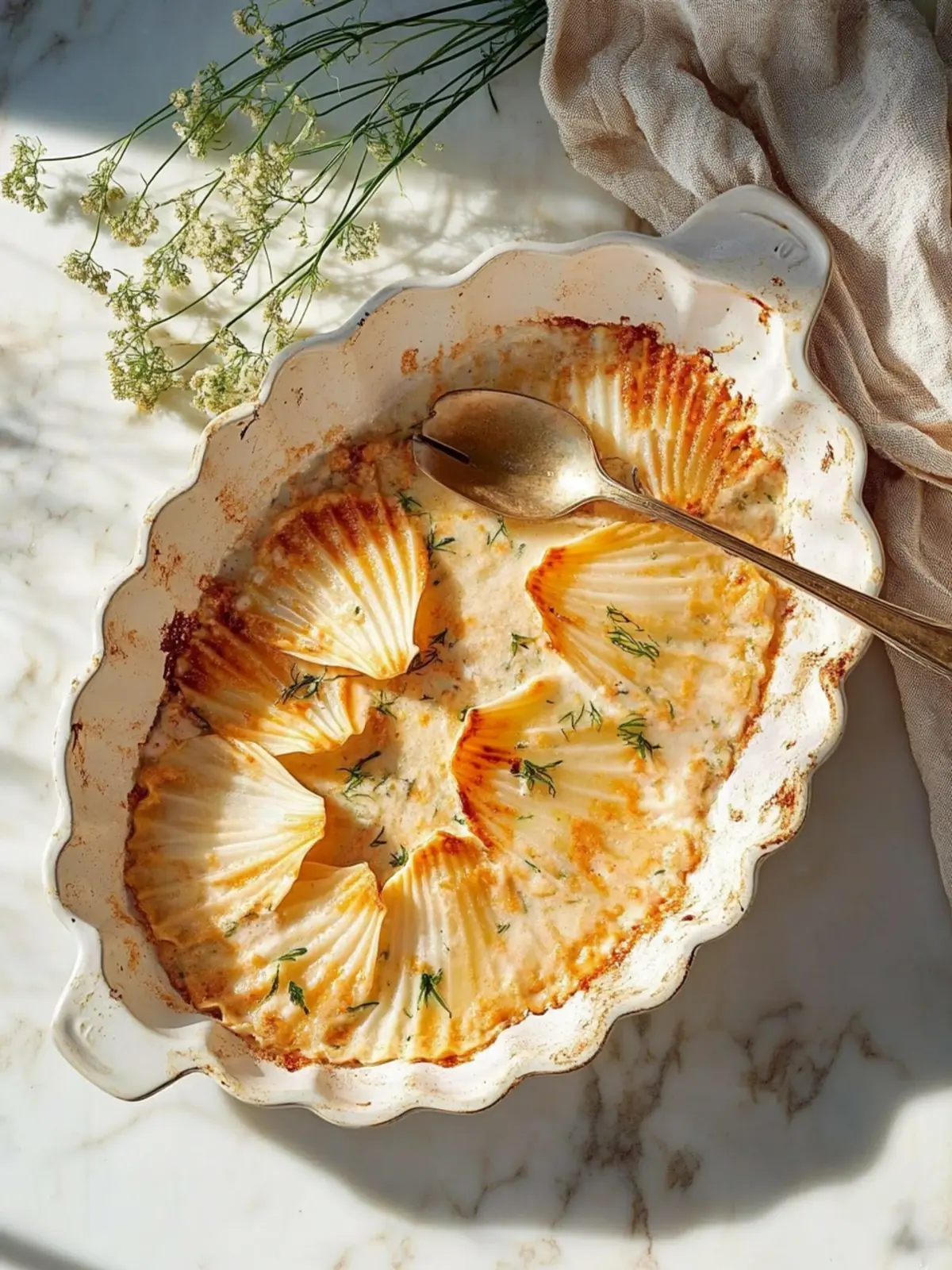 scalloped