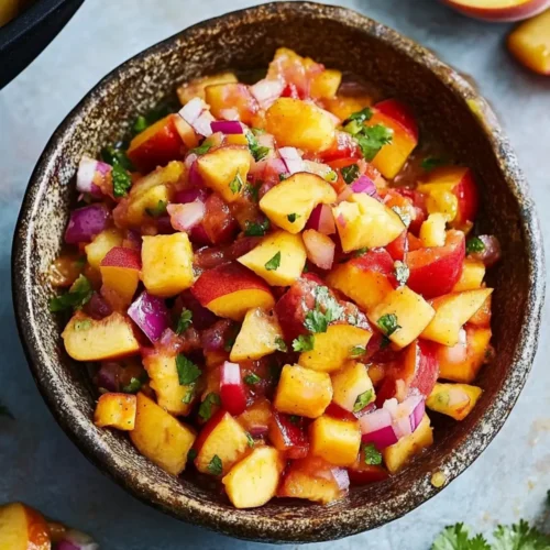 peach salsa