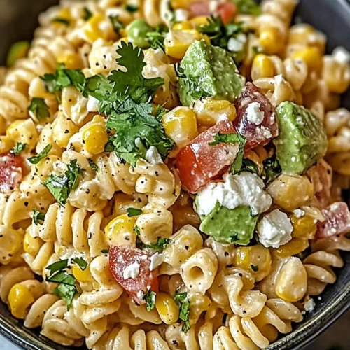 Mexican Street Corn Pasta Salad is a must-try dish!