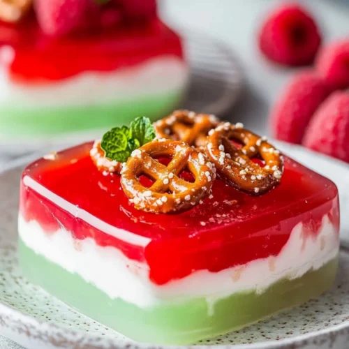 pretzel jello dessert