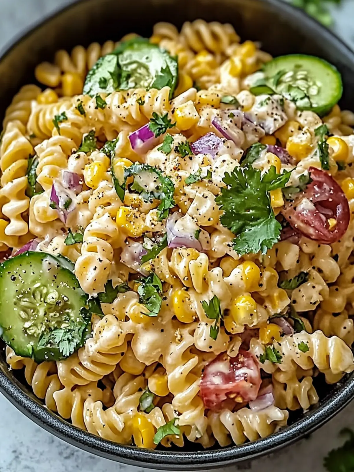 Mexican Street Corn Pasta Salad is a must-try dish!