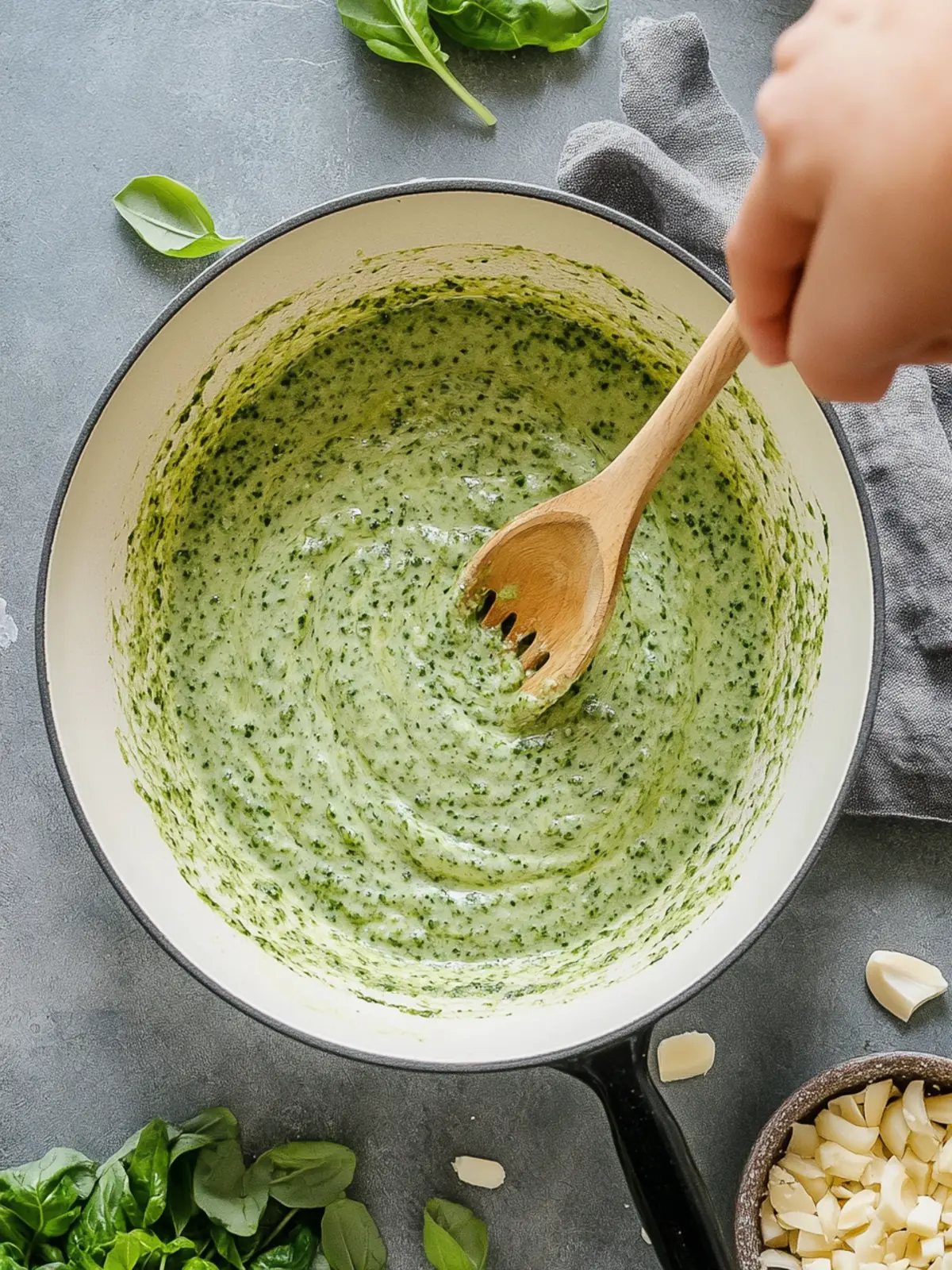 creamy pesto sauce