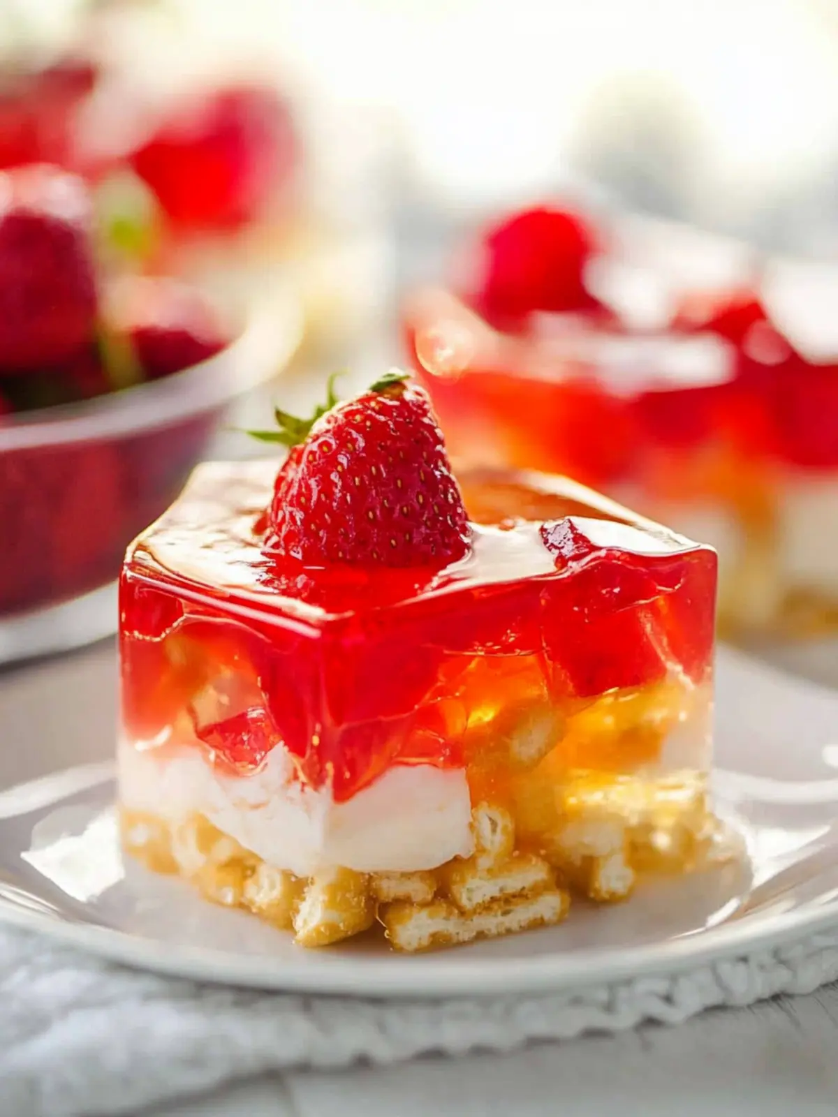 pretzel jello dessert