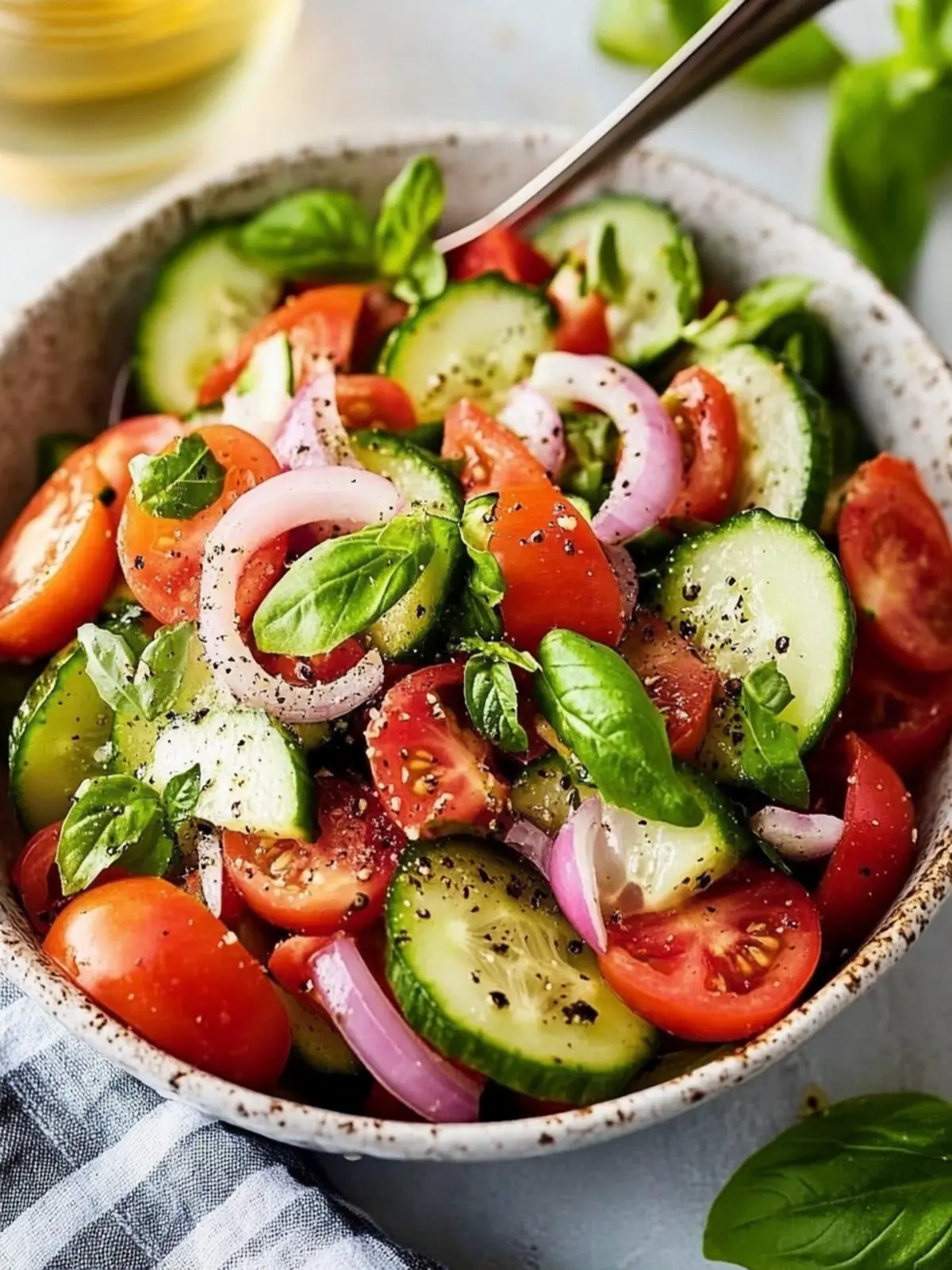 cucumber tomato onion salad
