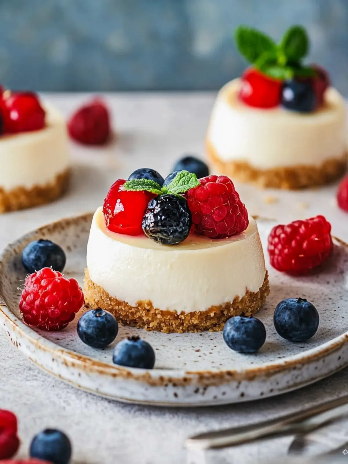 no bake mini cheesecake